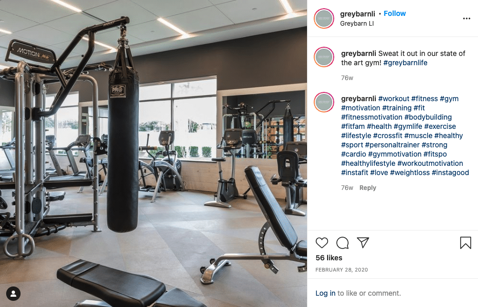 instagram screenshot of resident testimonial